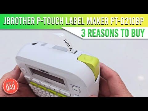 Brother P-Touch Label Maker PT-D210 3 Reasons to Buy