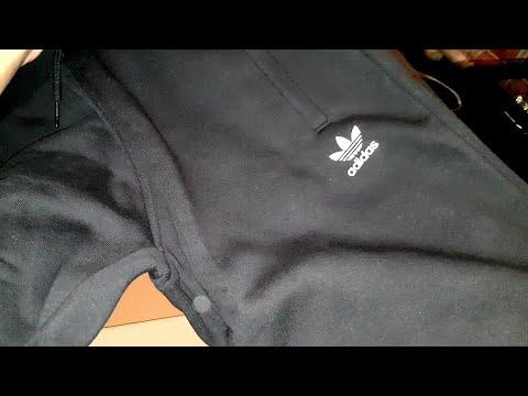 Adidas Essentials Black Trefoil Joggers Unboxing And Review