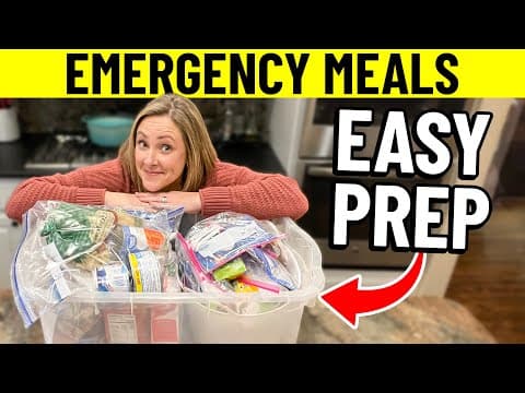 EMERGENCY MEALS from the Pantry, NO FRIDGE REQUIRED!