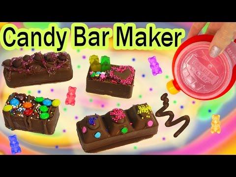 CHOCOLATE CANDY BAR Maker Kit Set REAL FOOD Set Does It Work? Testing Video