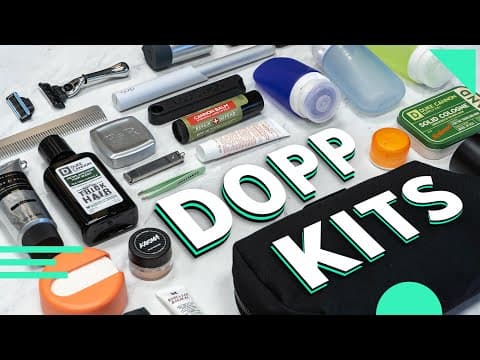 DOPP KITS: 10 Toiletry Bags for Minimalist & Organized Travel