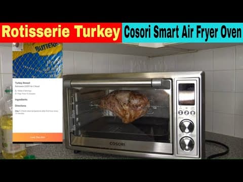 Rotisserie Turkey Breast, Cosori Smart Air Fryer Toaster Oven Recipe