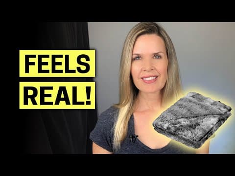 Get cozy! a detailed look at Everlasting Comfort Faux Fur Throw Blanket