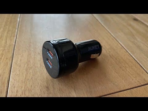 Aukey 36W Daul USB C Car Charger review