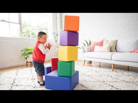 ECR4Kids SoftZone® Big Foam Blocks 7-Piece