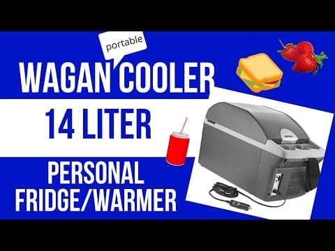 Travel Cooler Review l Best Purchase l Plug in the car l Wagan tech So Many Uses#onthego