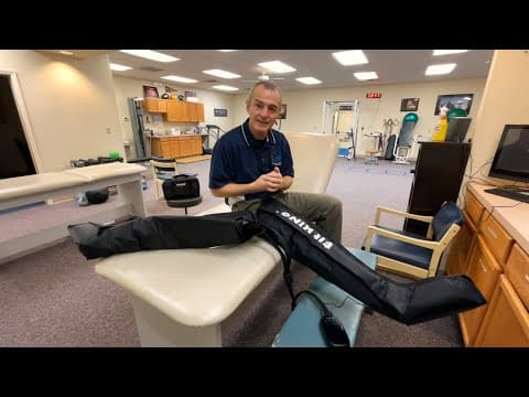 BEST Leg Compression Machine in my Physical Therapy Clinic #FitKing