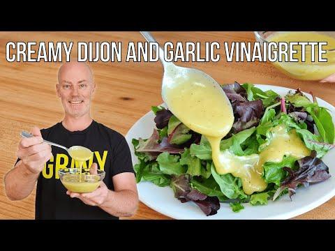 Creamy Dijon and Garlic Vinaigrette | How to Make a Dijon Vinaigrette | Easy-to-Make Vinaigrette