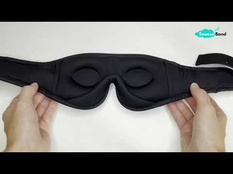 SnoozeBand™ Pro - Bluetooth 3D Sleep Mask Headphones