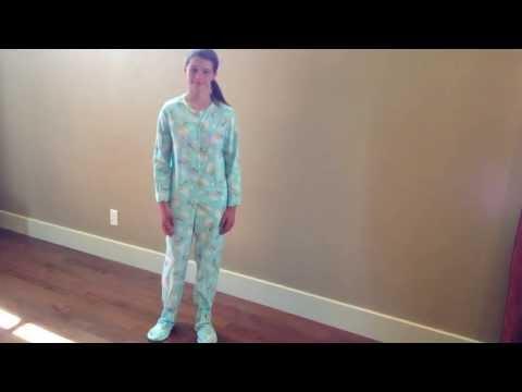 Blue Frog Footed Pajamas