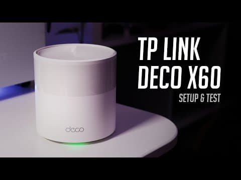 TP-Link Deco X60 (AX3000) Unboxing, Setup and Test - WiFi 6 Mesh Network