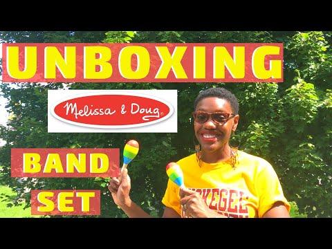 #Unboxing MELISSA & DOUG Band Set + Mini Review | Musical Instruments for Kids