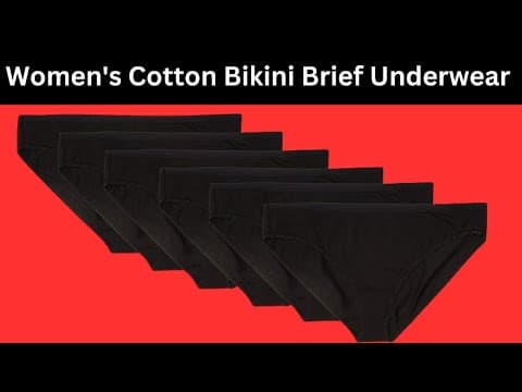 Amazon Essentials Women's Cotton Bikini Brief Underwear 2024