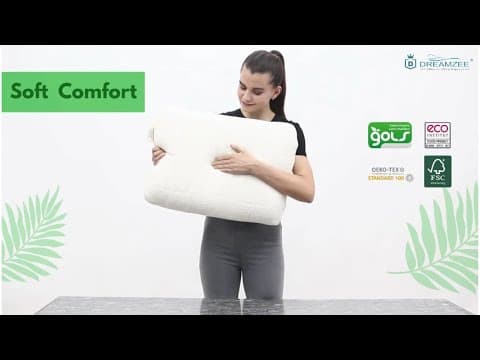 Dreamzee Certified 100% Organic Natural Latex Pillow