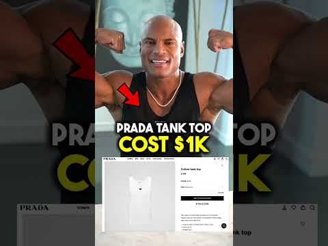 The $1,000 Prada Tank Top (The Most Obnoxious Thing I’ve Ever Bought 💁‍♂️)
