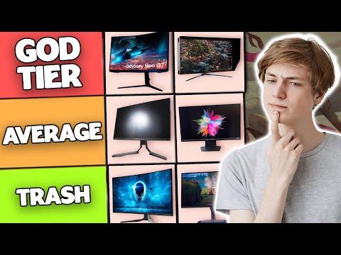 BEST 4K Gaming Monitor Tier List 2025