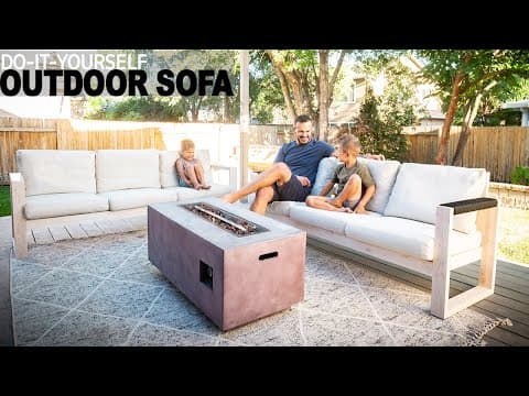 DIY OUTDOOR SOFA