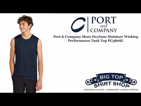 Port & Company Mens DryZone Moisture Wicking Performance Tank Top PC380SL