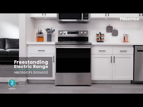 Hisense Freestanding Electric Range | Mo: HBE3501CPS