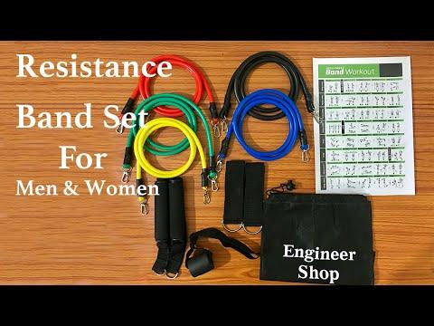 Engineer Shop Resistance Band Set Workout, Resistance Bands for Workout for Men and Women