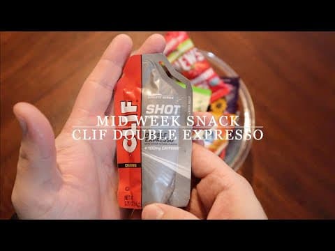 Mid Week Snack | Clif Shot Energy Gel | Double Espresso