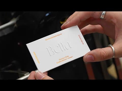 The making of a Letterpress Business Card with Gradient and Embossing