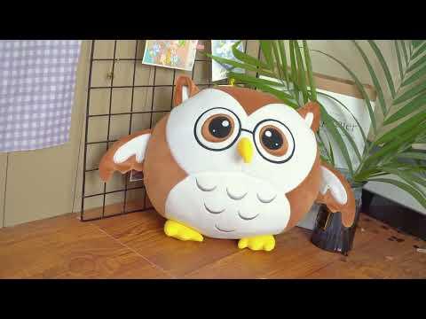 The custom soft plush owl pillow toy is a nice sleep or rest companion, providing extreme comfort