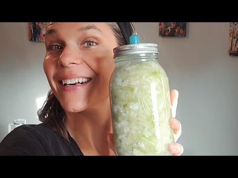 How I Make Homemade Sauerkraut!! (And Why You Should To)