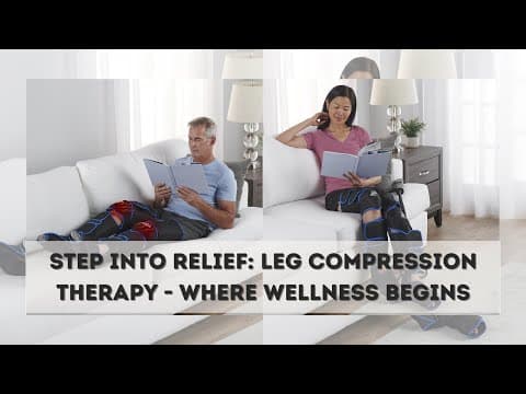 Leg Compression Therapy & Massager Wrap- Sports Leg Compression Sleeve
