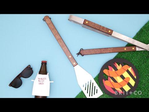 How to Make an Engraved Grill Set for Dad