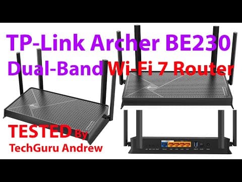 TP-Link Archer BE230 Dual-Band Wi-Fi 7 Router