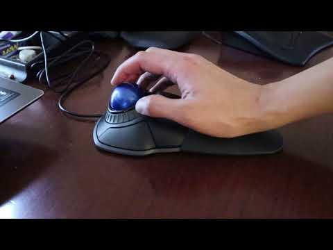 Fingers Controlled Kensington Orbit Trackball Demonstration