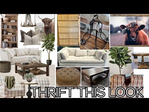 Thrift This Look! Thrift With Me! Thrifting Home Decor for Livingroom | At Home With Shushana