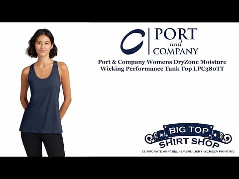 Port & Company Womens DryZone Moisture Wicking Performance Tank Top LPC380TT