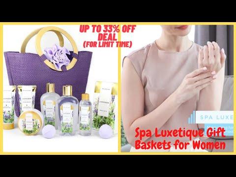 Spa Luxetique Gift Baskets for Women, Spa Gifts for Women Review |