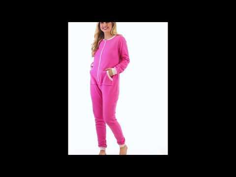 Sleepyheads Women’s Fleece Non-Footed Solid Color Onesie Pajamas Jumpsuit