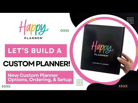 Let's Build A Custom Planner | NEW Happy Planner Custom Planner Options