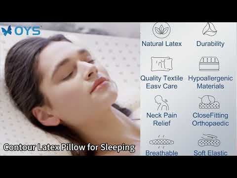 Contour Latex Pillow for Sleeping