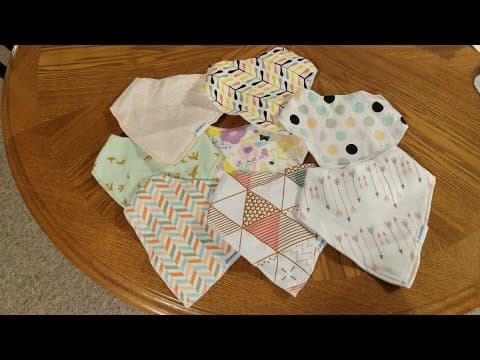 YOOFOSS Baby Bandana Drool Bibs Scarves- 8 pack