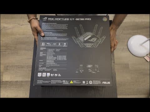 Asus ROG Rapture GT-BE98 Pro UNBOXING | WIFI-7 Router | Republic of Gamers | 2024 | 4k HDR
