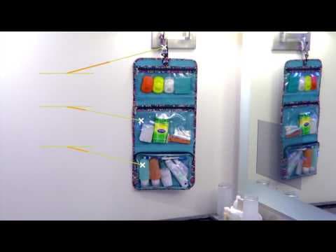Stay Organized and Secure With A Travelon Boho Trifold Hanging Toiletry Kit