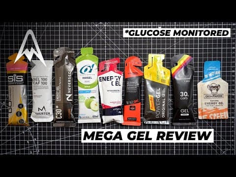 I TESTED 10 DIFFERENT ENERGY GELS AND MONITORED MY GLUCOSE LEVELS |