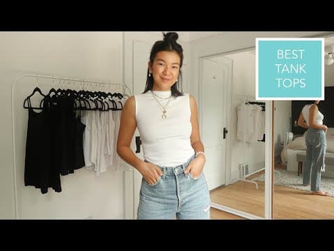BEST TANK TOPS | WARDROBE ESSENTIALS