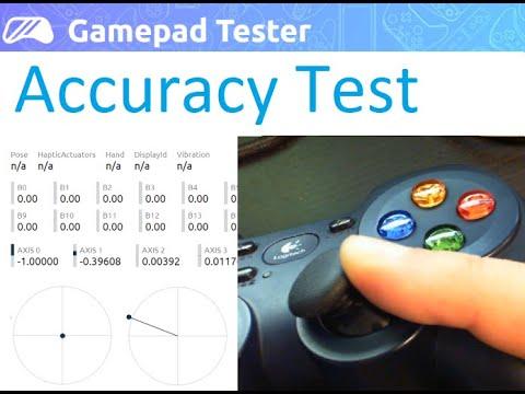 Logitech F310 Analog Accuracy Test