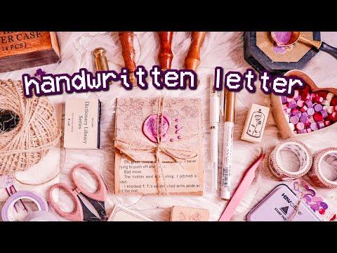 HANDMADE GIFT 💌 handwritten love letter • vintage-style craft • valentine's day episode