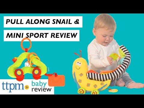 Pull Along Snail and Mini Sport from Dolce Toys