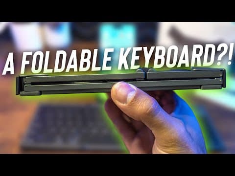 The Only Portable Keyboard You Need - Samsers Foldable Bluetooth Keyboard Review!