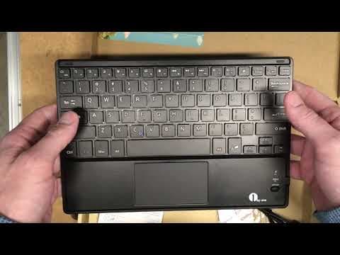 1byone Ultra Slim Wireless Bluetooth Keyboard with Touchpad (connecting to Channel Master Stream+)
