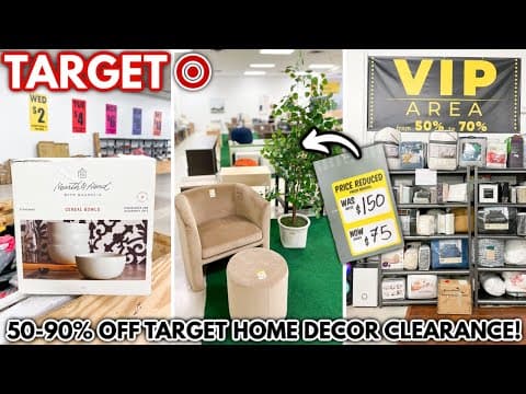 Target Home Decor CLEARANCE Store 50-90% OFF | NEW Studio McGee Furniture + Hearth & Hand Finds