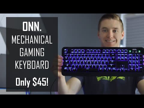 Onn Mechanical RGB Gaming Keyboard Review - Good Features & Price!